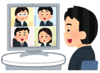Web会議をしている様子のイメージ